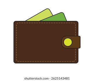Wallet icon. Wallet icon vector for computer.