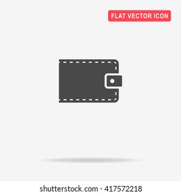 Wallet icon. Vector concept illustration for design.