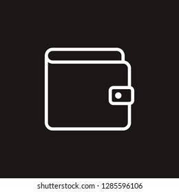 wallet icon. wallet vector design. sign design