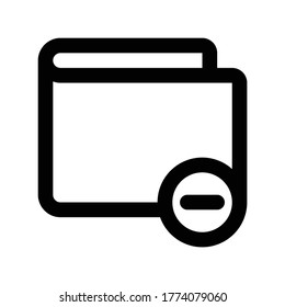 Wallet Icon Vector Design Template