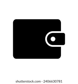 plantilla de diseño vectorial de icono de cartera