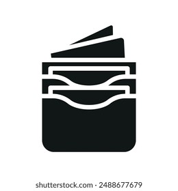 Wallet icon vector design templates simple and modern