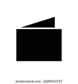 Plantillas de diseño de Vector de iconos de billetera simples y modernas