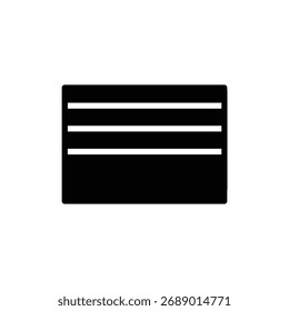 Plantillas de diseño de Vector de iconos de billetera simples y modernas