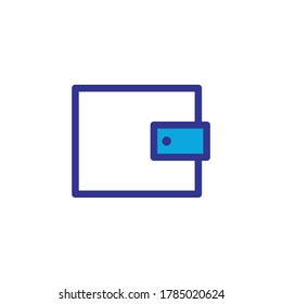 wallet icon vector design trendy, symbol, template, illustration, modern, e-commerce, finance