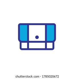wallet icon vector design trendy, symbol, template, illustration, modern, e-commerce, finance