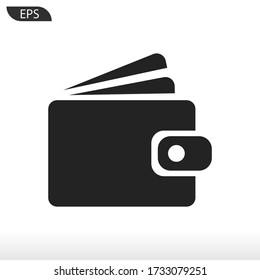 Wallet Icon vector eps 10