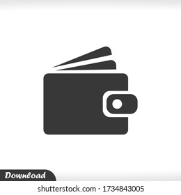 Wallet Icon vector eps 10
