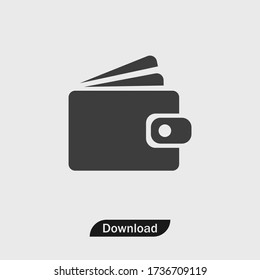 Wallet Icon vector eps 10