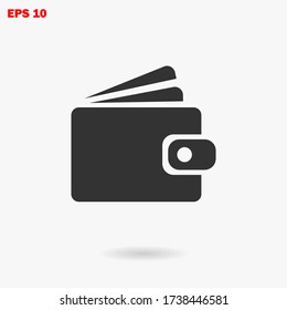 Pasos vectoriales de icono de cartera 10
