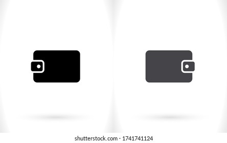 wallet icon. Vector Eps10 . wallet icon vector graphic Flat Design  dollar bank illustration