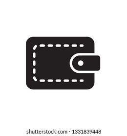 wallet icon vector glyph design