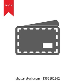wallet icon vector illustration. - Vector