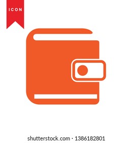 wallet icon vector illustration. - Vector