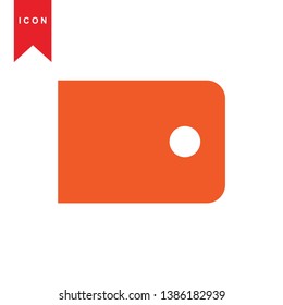 wallet icon vector illustration. - Vector
