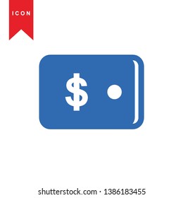 wallet icon vector illustration. - Vector