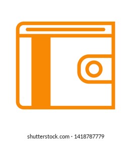 wallet icon vector illustration. - Vector