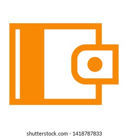 wallet icon vector illustration. - Vector