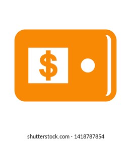 wallet icon vector illustration. - Vector