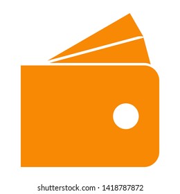 wallet icon vector illustration. - Vector