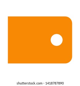 wallet icon vector illustration. - Vector