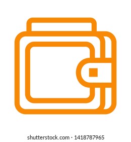 wallet icon vector illustration. - Vector