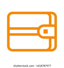 wallet icon vector illustration. - Vector