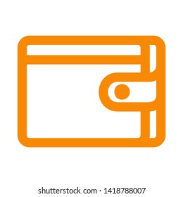 wallet icon vector illustration. - Vector