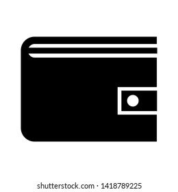 wallet icon vector illustration. - Vector