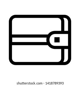 wallet icon vector illustration. - Vector