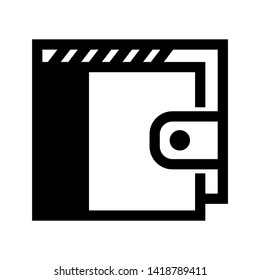 wallet icon vector illustration. - Vector