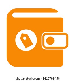 wallet icon vector illustration. - Vector