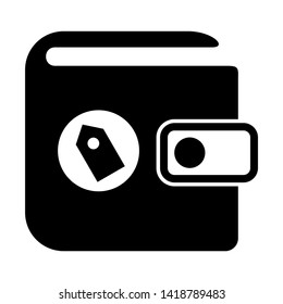 wallet icon vector illustration. - Vector