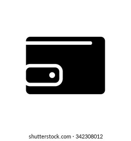Wallet icon . Vector illustration