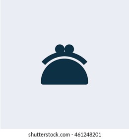  Wallet icon, vector illustration