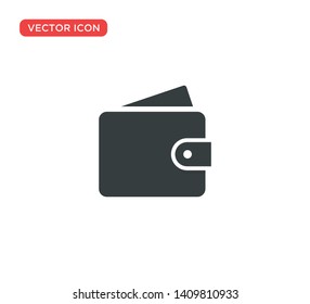 Wallet Icon Vector Illustration Design