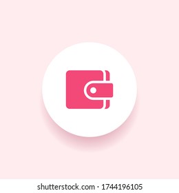 icono de cartera. Ilustración del vector EPS 10.