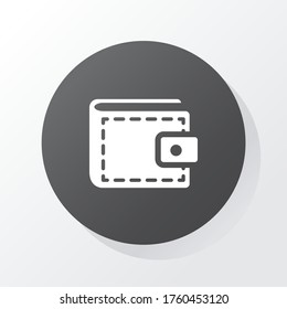 wallet Icon. Vector illustration EPS 10.