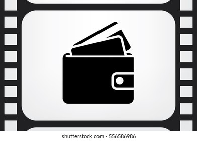 wallet icon vector illustration EPS 10