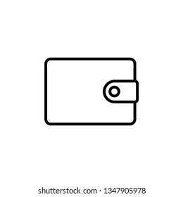 Wallet Icon Vector Illustration Logo Template