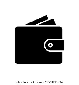 Wallet Icon Vector Illustration Logo Template