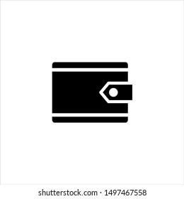 Wallet Icon Vector Illustration Logo Template