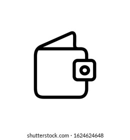 Wallet icon vector illustration logo template for many purpose. Isolated on white background