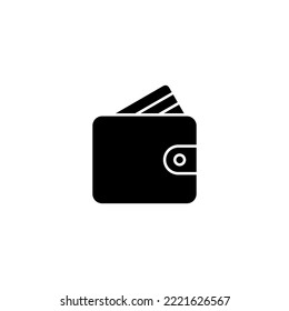 Wallet icon vector illustration. wallet sign and symbol