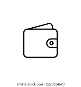 Wallet icon vector illustration. wallet sign and symbol