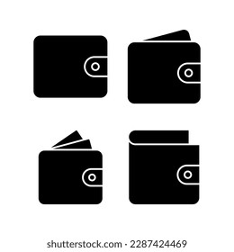 Wallet icon vector illustration. wallet sign and symbol