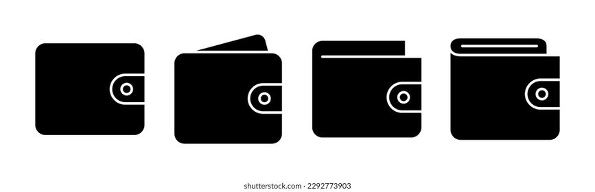Wallet icon vector illustration. wallet sign and symbol