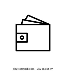 Wallet icon vector illustration. wallet sign and symbol