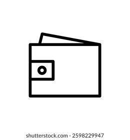 Wallet icon vector illustration. wallet sign and symbol