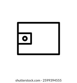 Wallet icon vector illustration. wallet sign and symbol